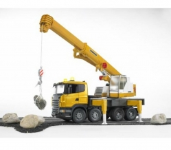 משאית סקניה עם מנוף ליבר עם אור וצליל SCANIA R-series Liebherr crane truck 3570