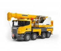 משאית סקניה עם מנוף ליבר עם אור וצליל SCANIA R-series Liebherr crane truck 3570